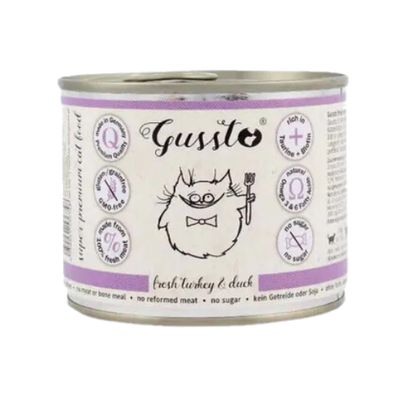 Gussto Fresh Turkey&amp;Duck karma mokra indyk z kaczką 200g