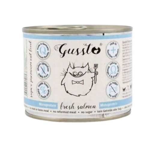 Gussto Fresh Salmon karma mokra łosoś 190g