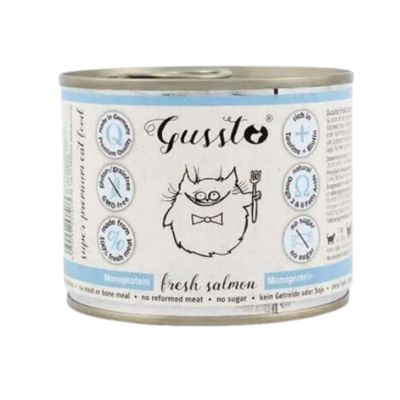 Gussto Fresh Salmon karma mokra łosoś 190g