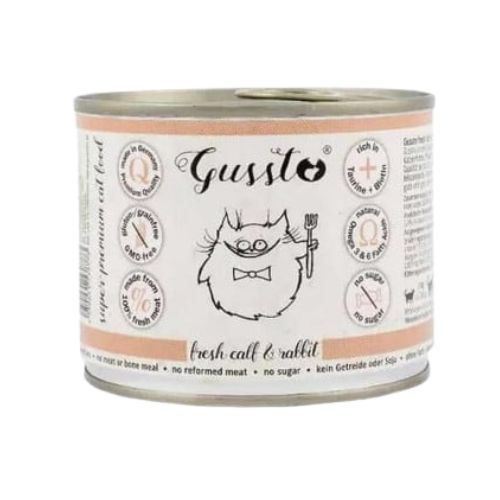 Gussto Fresh Calf&amp;Rabbit karma mokra cielęcina z królikiem 200g