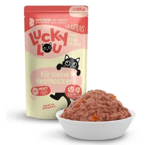 Lucky Lou Lifestage Kitten drób 125g
