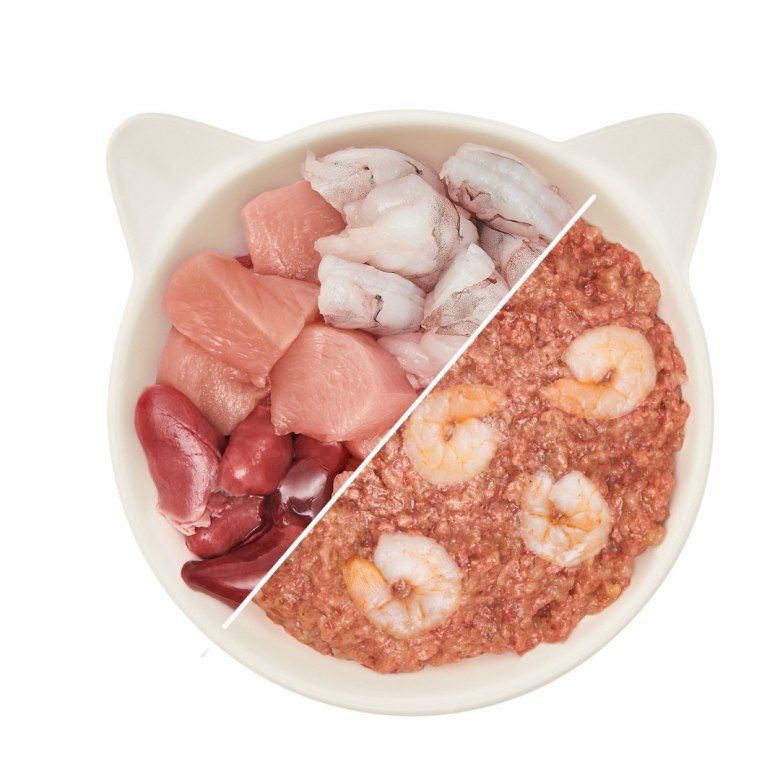 WOW CAT Junior kurczak z krewetkami (125g)