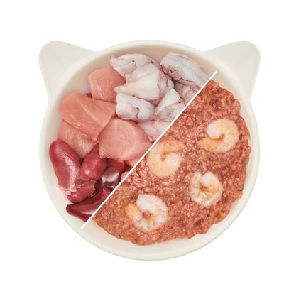 WOW CAT Junior kurczak z krewetkami (125g)