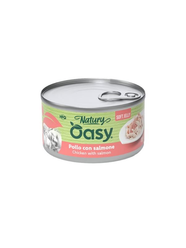 Oasy NATURY jelly kurczak z łososiem w galaretce 85g