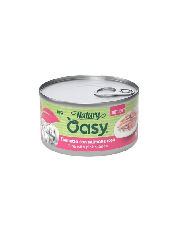Oasy NATURY jelly tuńczyk z łososiem w galaretce 85g