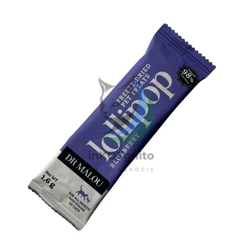 Dr Malou liofilizowany lizak: kurczak z jagodami
