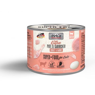 Mac's Kitten indyk i królik 200g