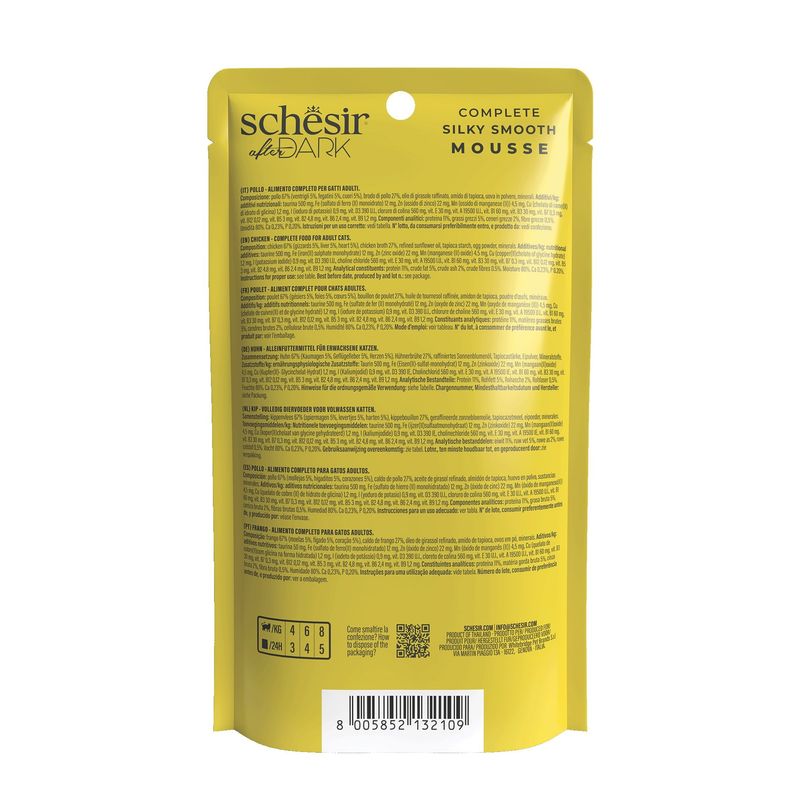 Schesir After Dark Velvet Mousse kurczak 80 g
