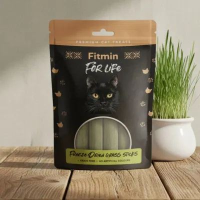 Fitmin for life przysmak liofilizowany patyczki z kurczakiem i trawą jęczmienną 30g