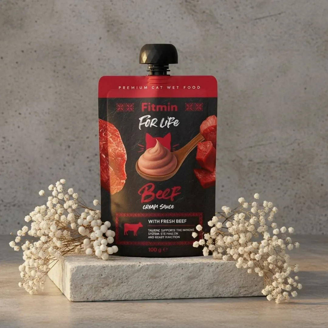 Fitmin for life kremowy przysmak w tubce - wołowina 100g