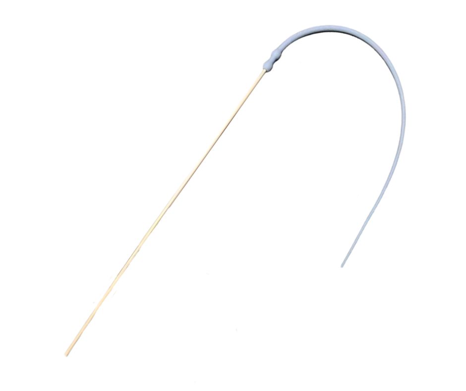 Wędka silikonowa - ogonek XXL fioletowy