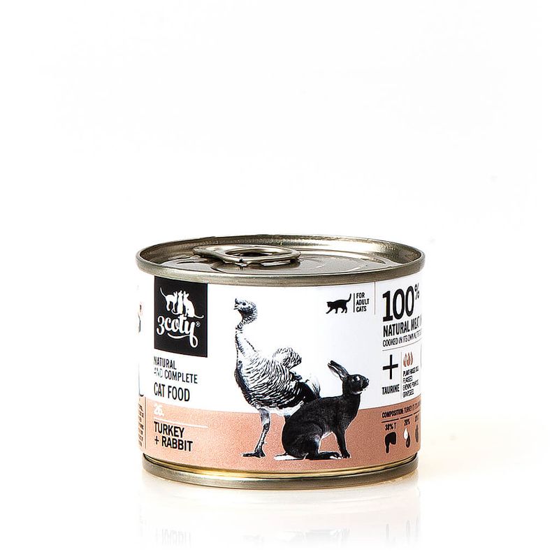 3Coty 26. karma indyk z królikiem 180g