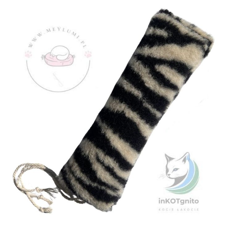 Meylumi kopacz wełniany XXL SAFARI - zebra (waleriana i kocimiętka)