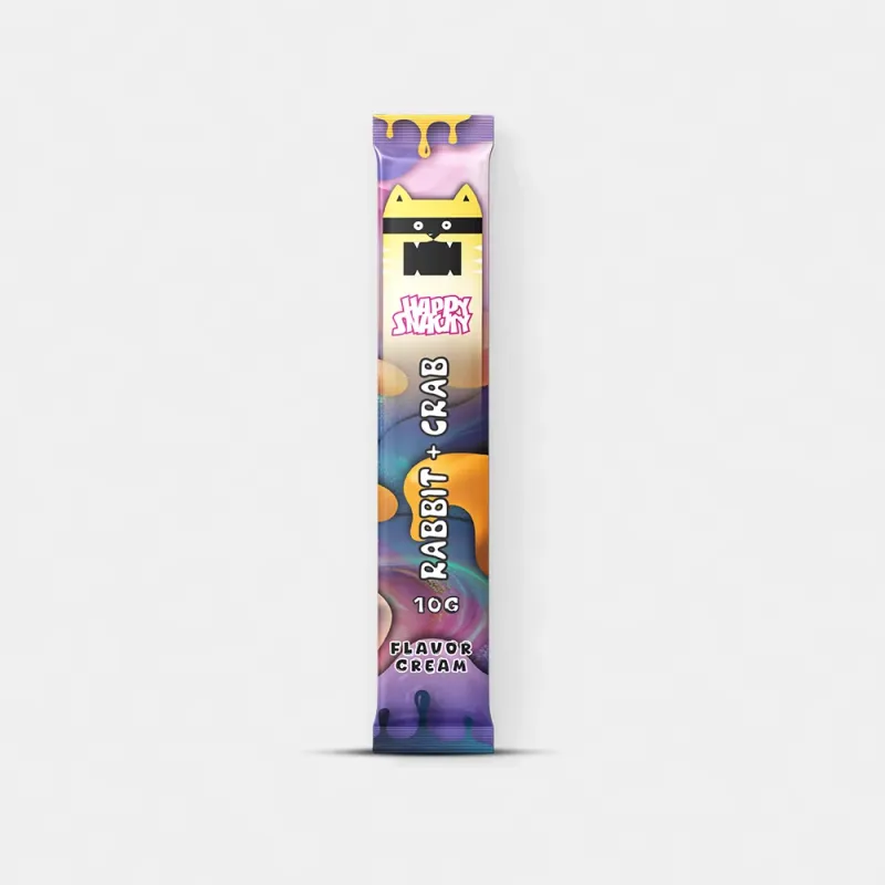 Happy Snacky - przysmak w kremie królik i krab 4x10g