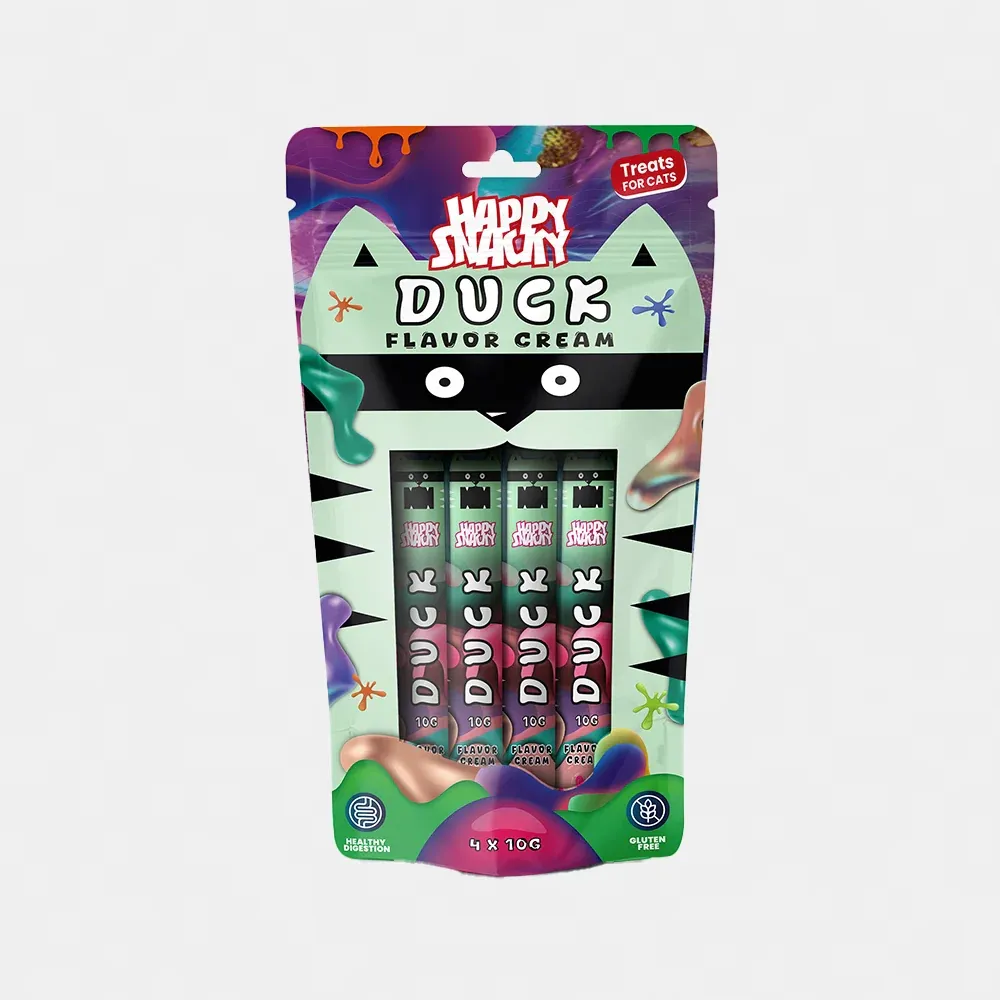 Happy Snacky - przysmak w kremie kaczka 4x10g