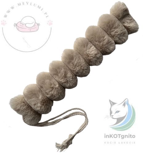 Meylumi szarpiszon XXL z łuską gryki (waleriana i kocimiętka) BEŻ