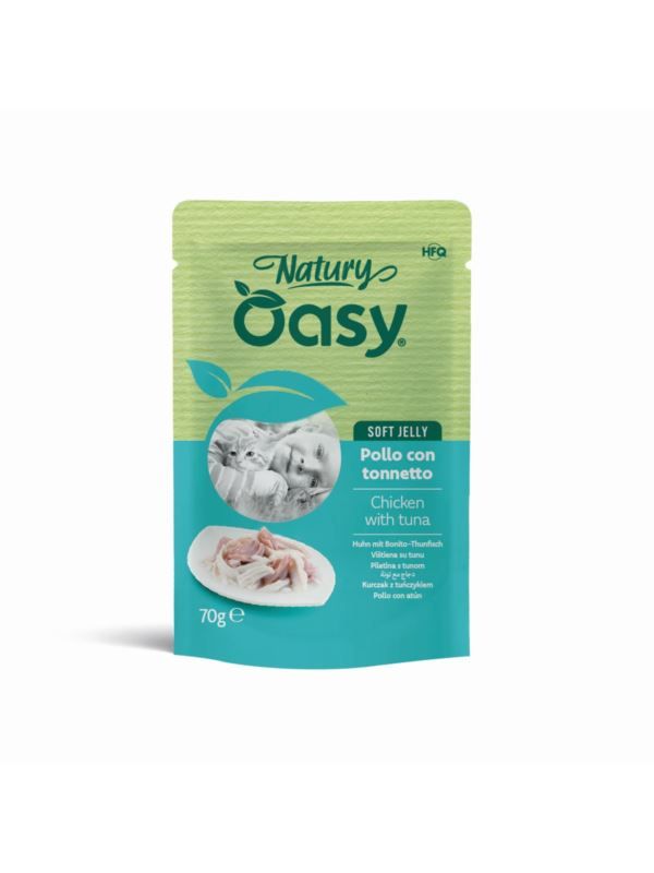 Oasy Natury kurczak z tuńczykiem w galaretce 70g