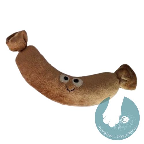 Piórkiem i pazurkiem - zabawka dla kota: KIEŁBASKA z walerianą