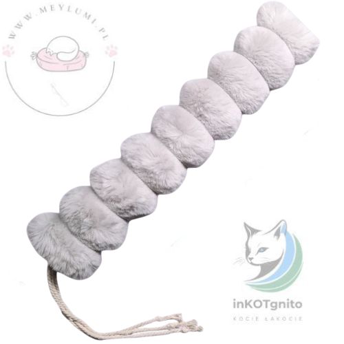 Meylumi szarpiszon XXL z łuską gryki (waleriana i kocimiętka) SZARY