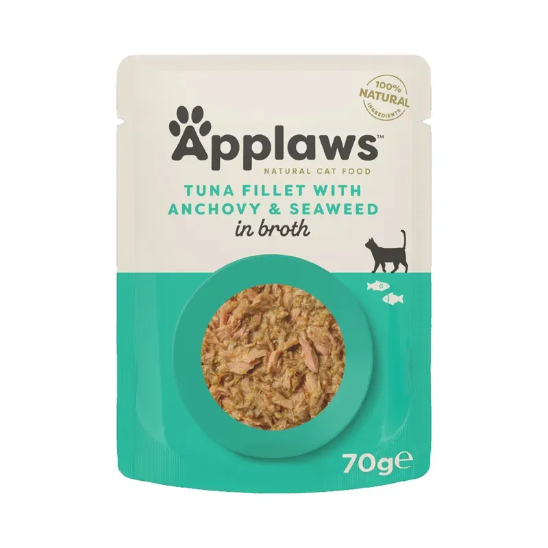 Applaws tuńczyk z anchois i algami w rosole 70g