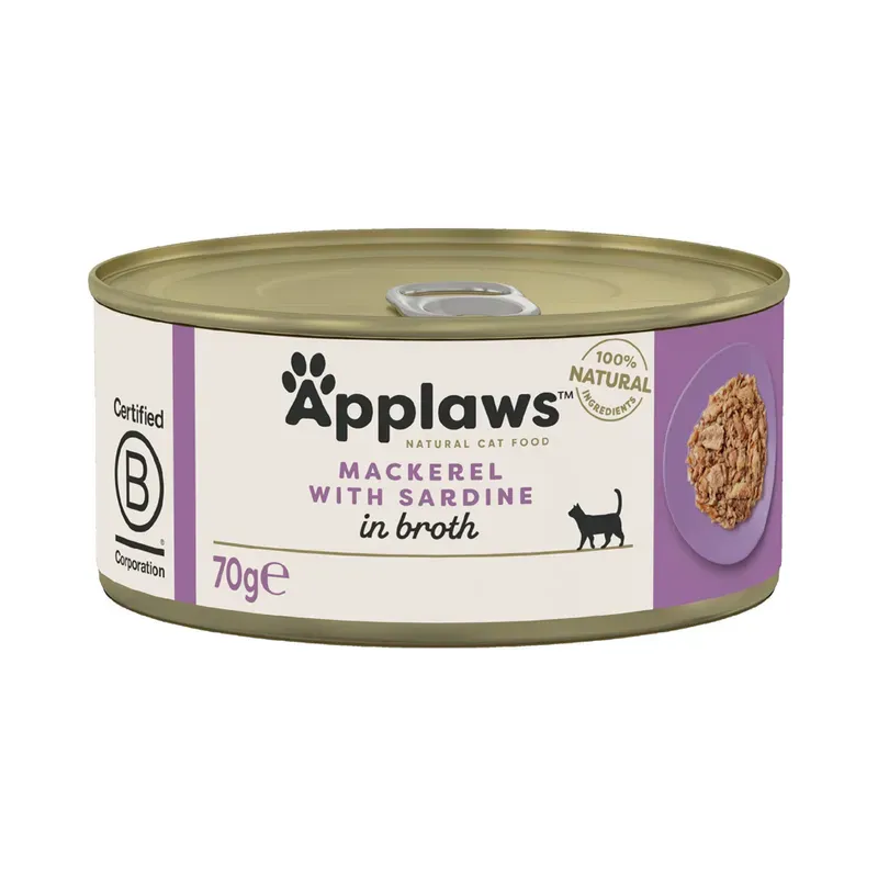 Applaws makrela z sardynką w bulionie 70g