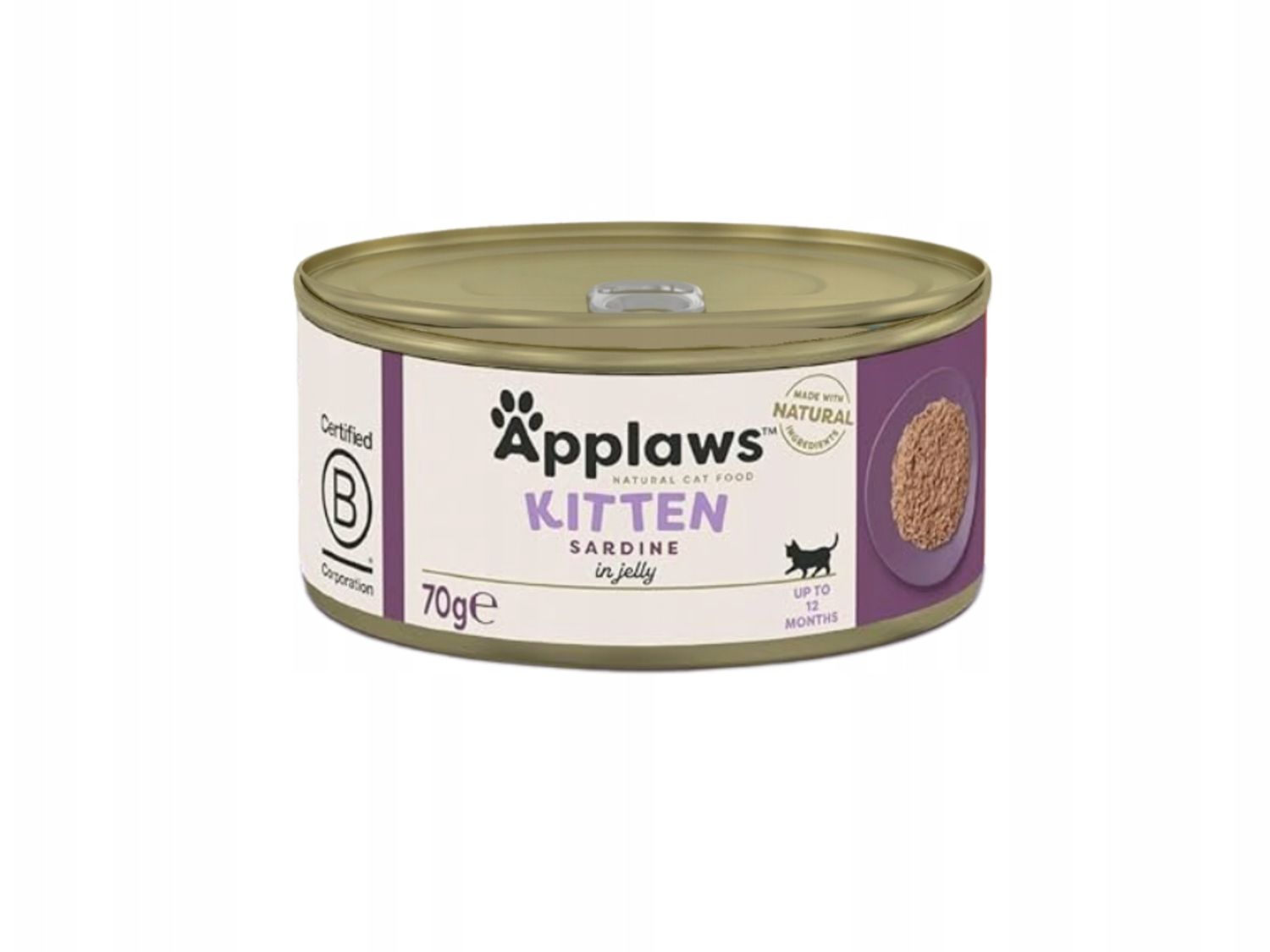 Applaws Kitten sardynki w galaretce 70g