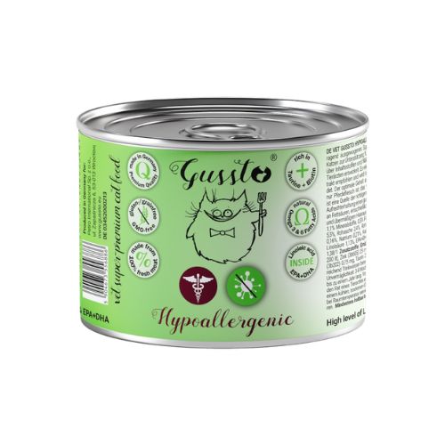 Gussto Hypoallergenic karma mokra weterynaryjna konina 200g