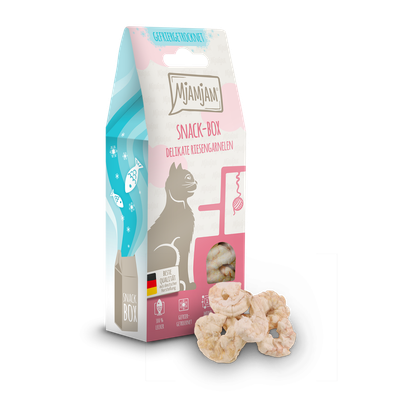 MjAMjAM SNACKBOX - przysmak liofilizowany krewetki królewskie 25g