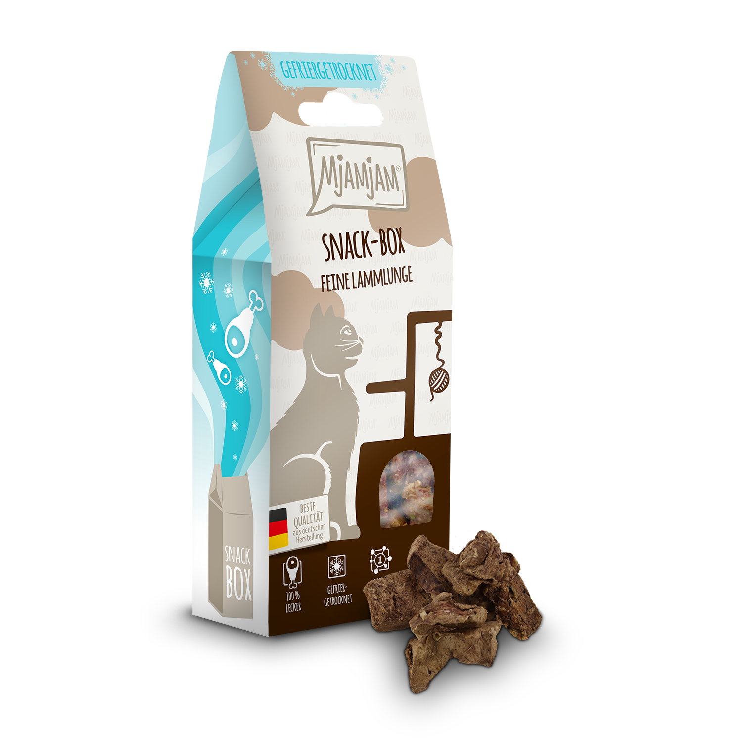 MjAMjAM SNACKBOX - przysmak liofilizowany jagnięcina (płuca) 35g
