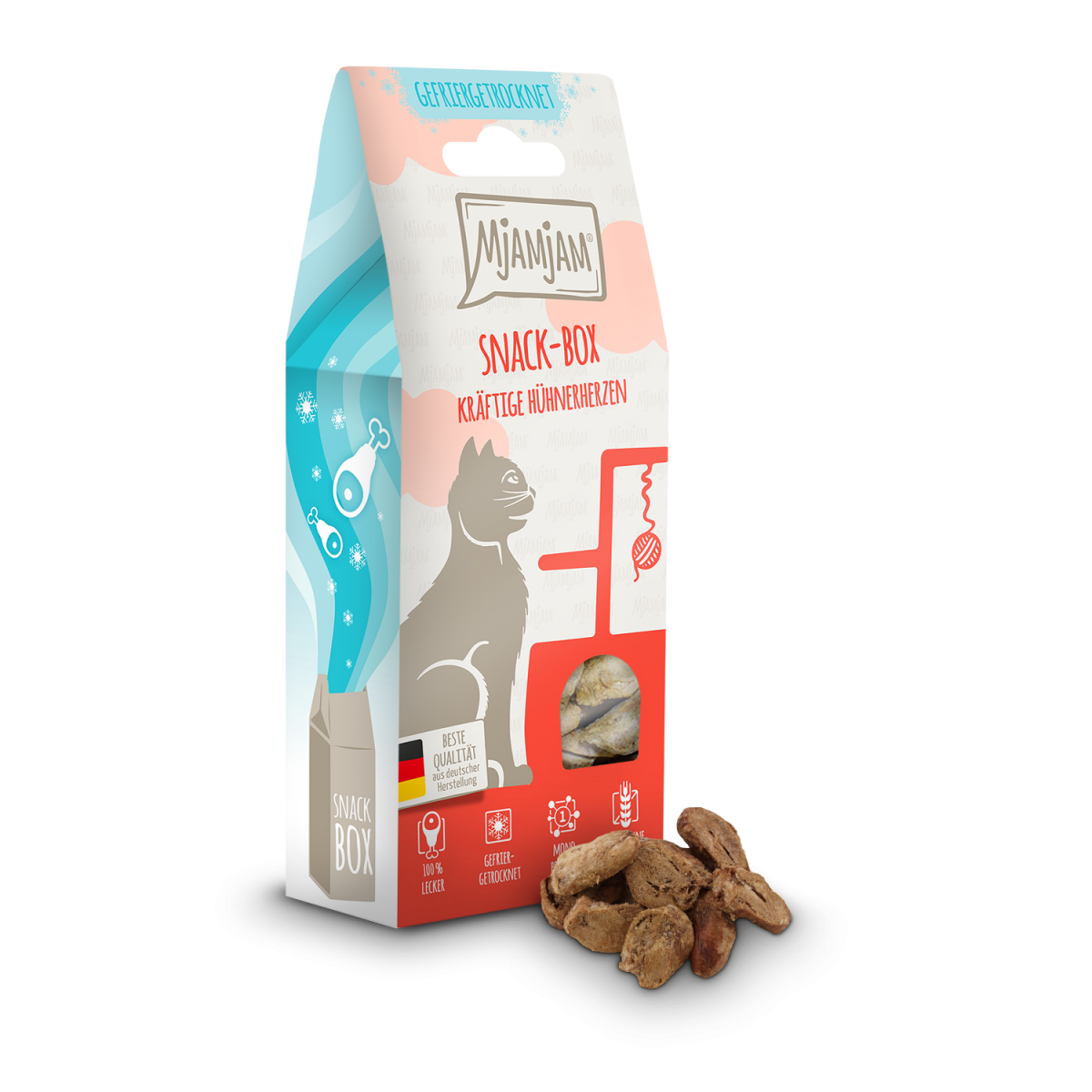 MjAMjAM SNACKBOX - przysmak liofilizowany serca kurczaka 35g