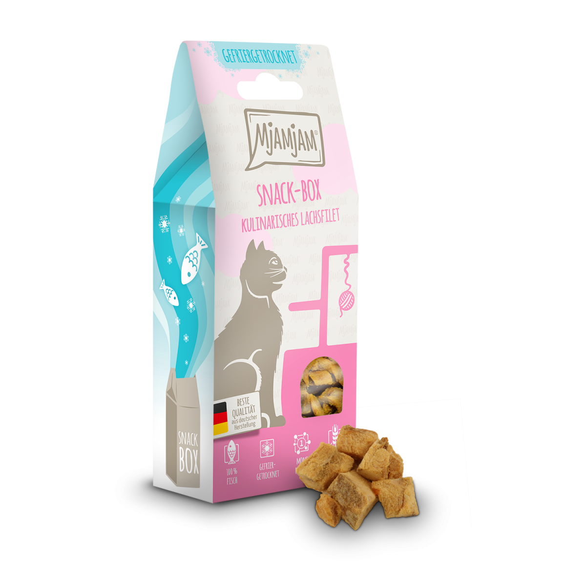 MjAMjAM SNACKBOX - przysmak liofilizowany łosoś 50g