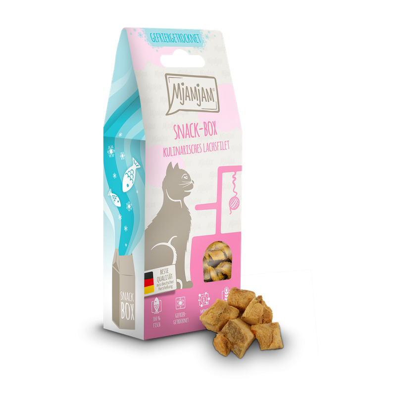 MjAMjAM SNACKBOX - przysmak liofilizowany łosoś 50g