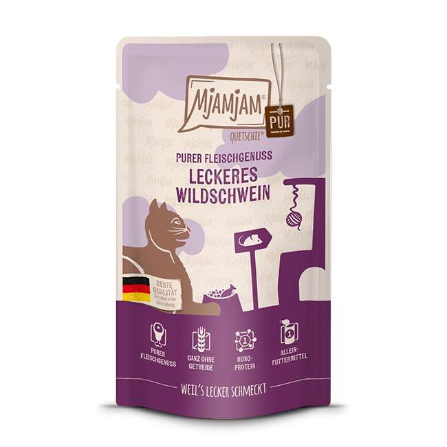MjAMjAM PUR - karma mokra mono dzik 125g