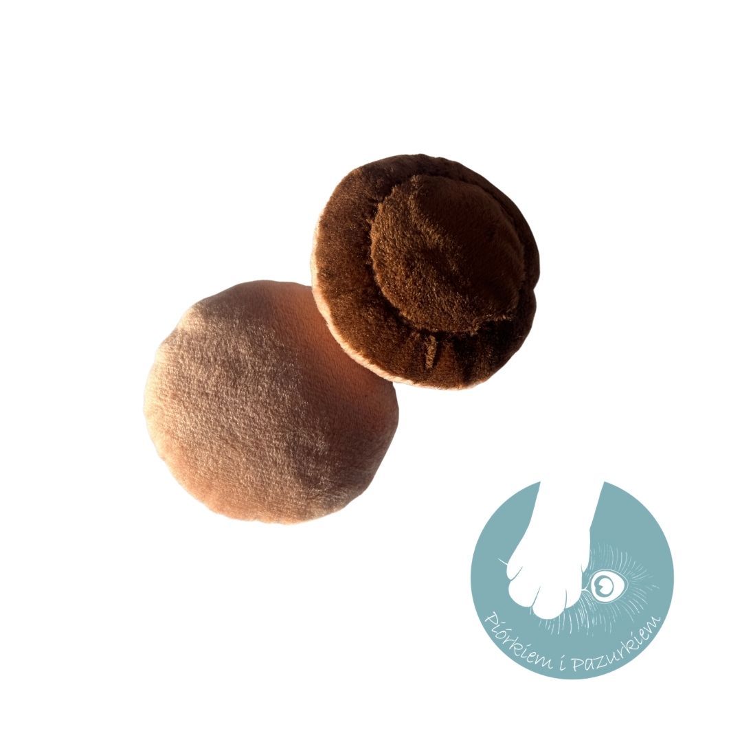 Piórkiem i pazurkiem - zabawka dla kota: ciastko delicja