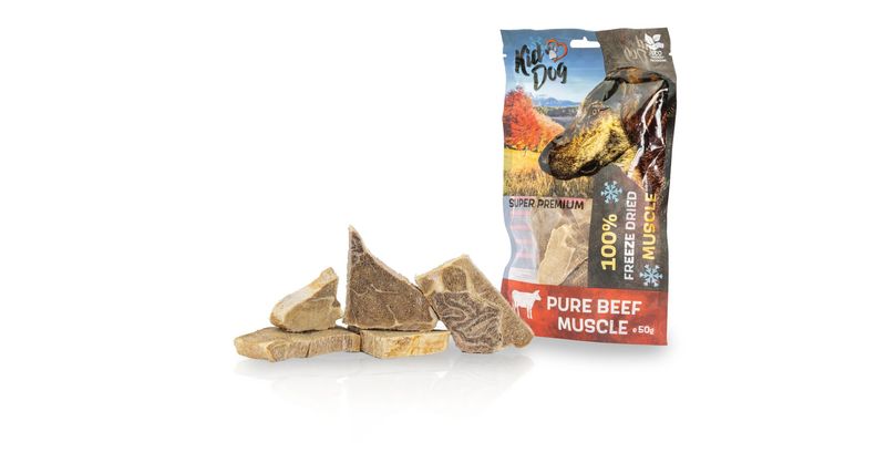 KidDog super premium - liofilizowana wołowina 50g