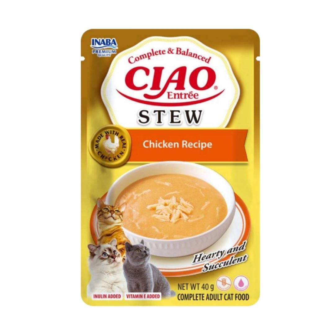 Inaba Ciao Entrée stew - karma pełnoporcjowa: kurczak 40g