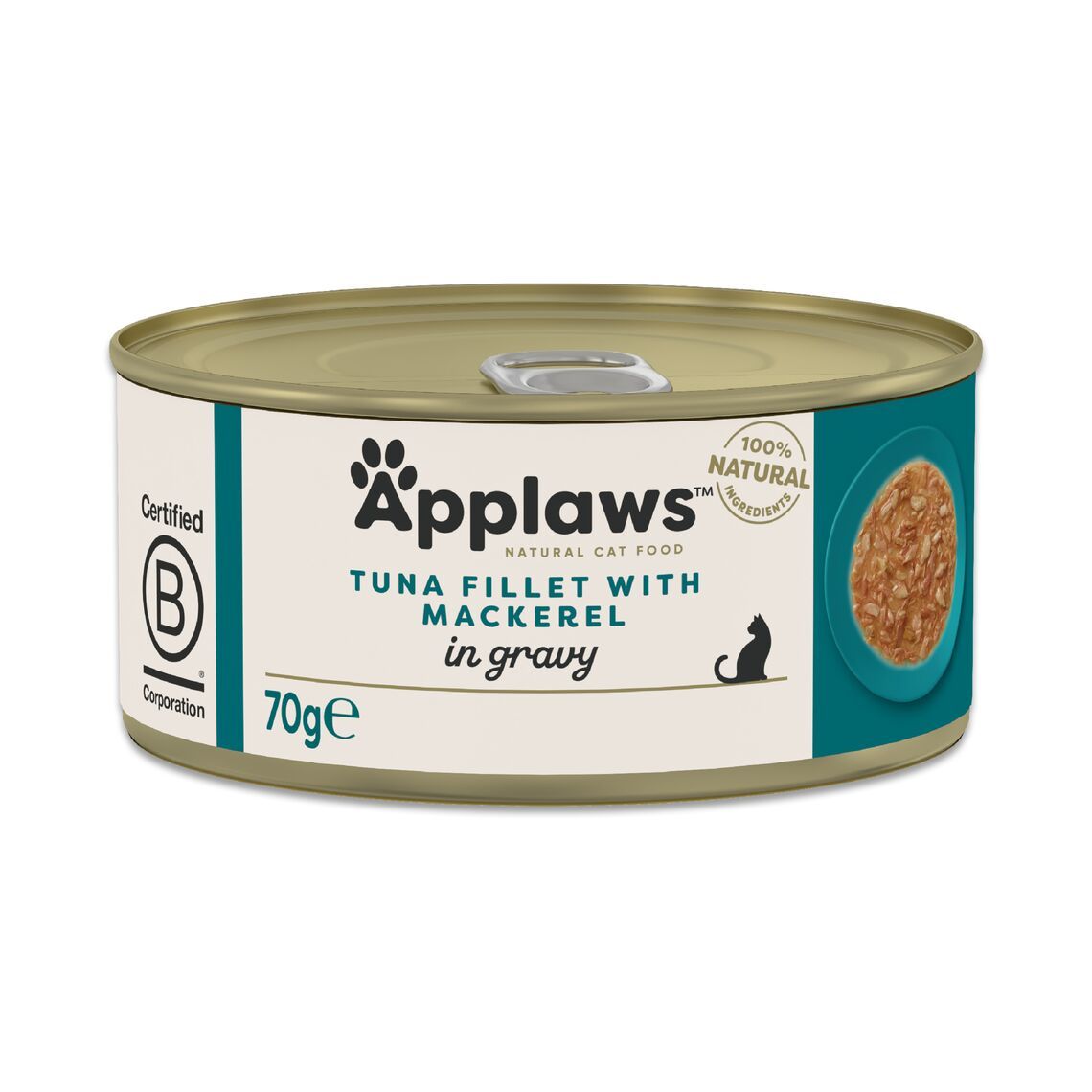 Applaws tuńczyk z makrelą w sosie 70g