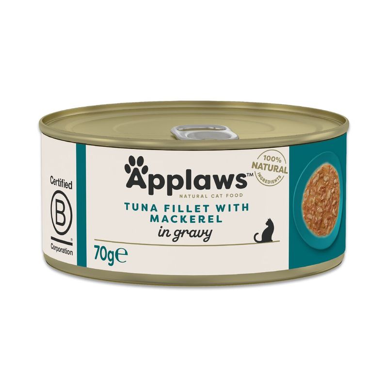Applaws tuńczyk z makrelą w sosie 70g