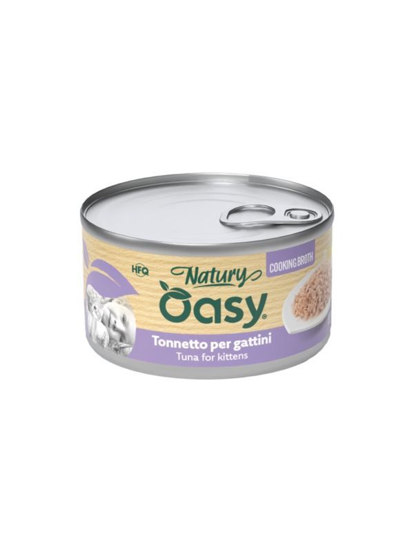 Oasy NATURY cooking broth KITTEN tuńczyk w bulionie 85g