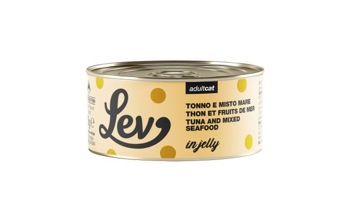 Lev Cat tuńczyk i owoce morza w galarecie 70g