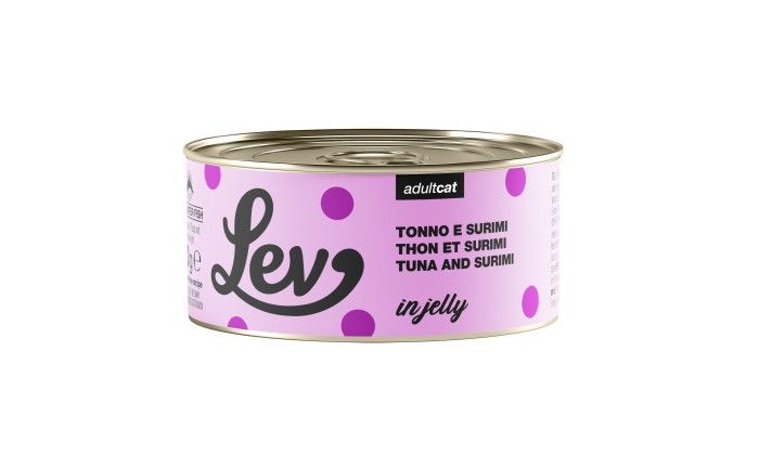 Lev Cat tuńczyk i surimi w galarecie 70g