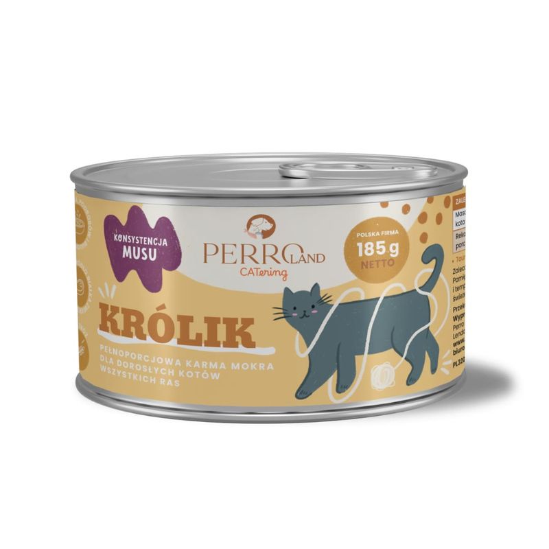 PERROland CATering - karma mokra KRÓLIK 185g
