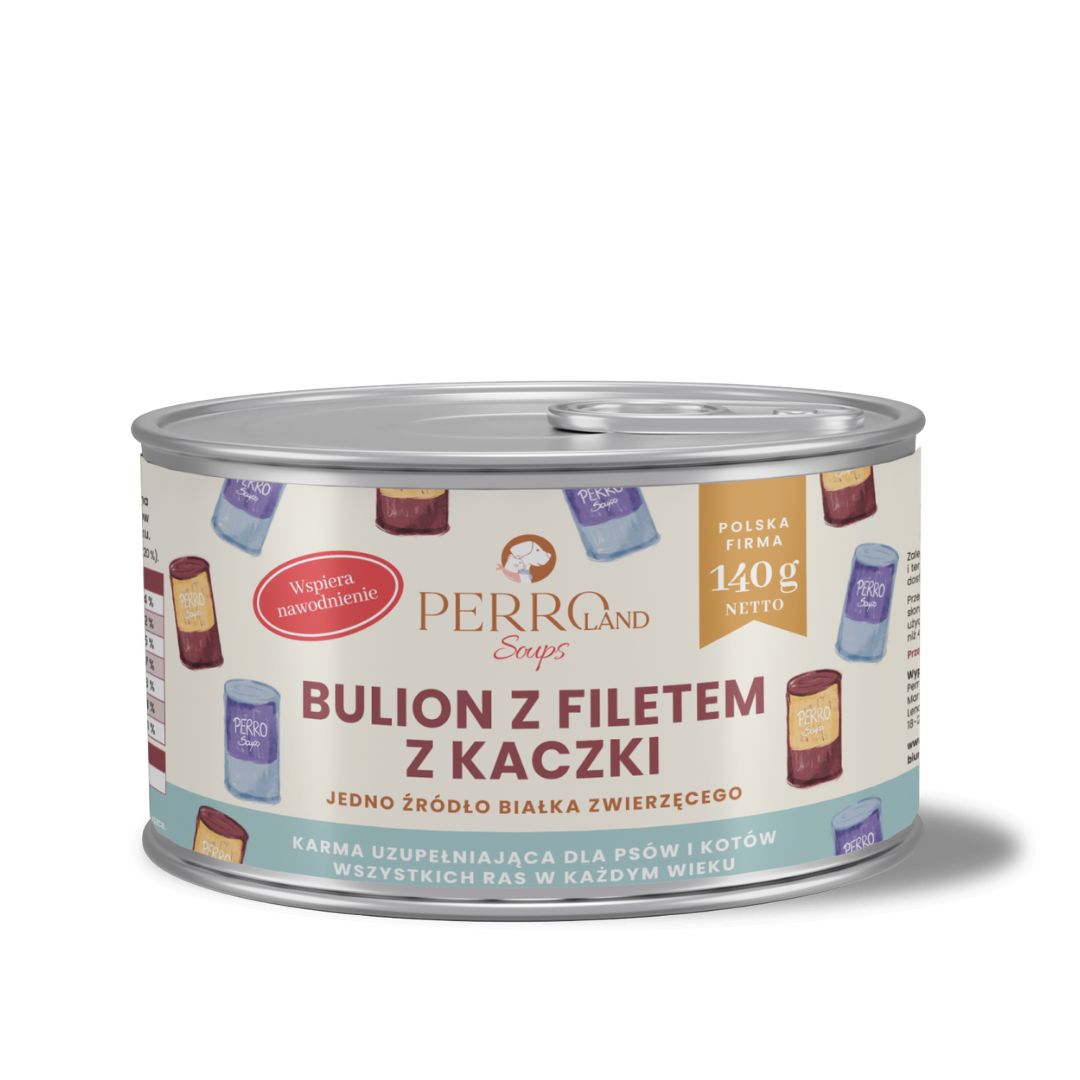 PERROland soups - bulion z filetem kaczki 140g