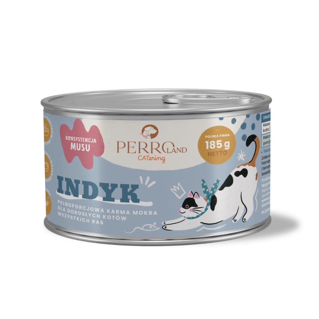 PERROland CATering - karma mokra INDYK 185g