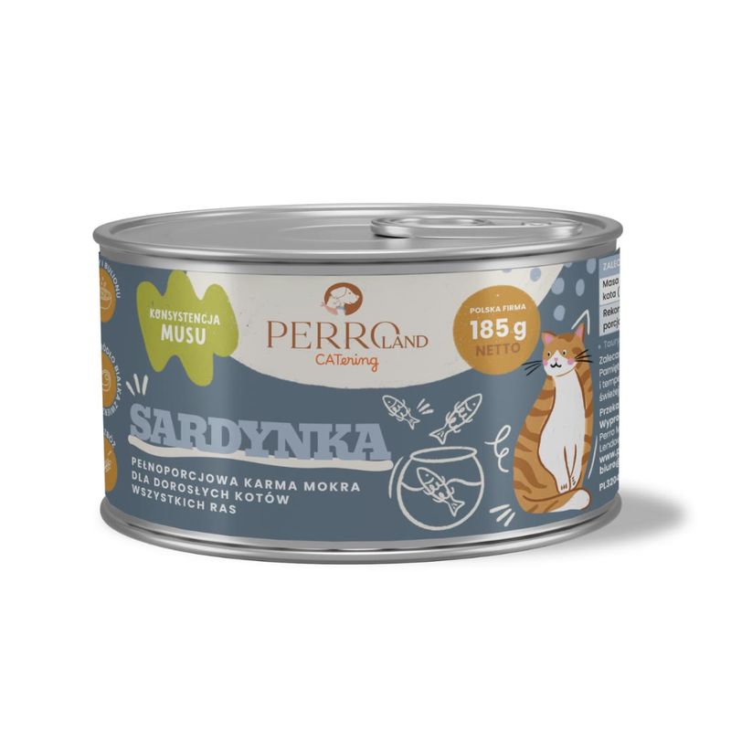 PERROland CATering - karma mokra SARDYNKA 185g