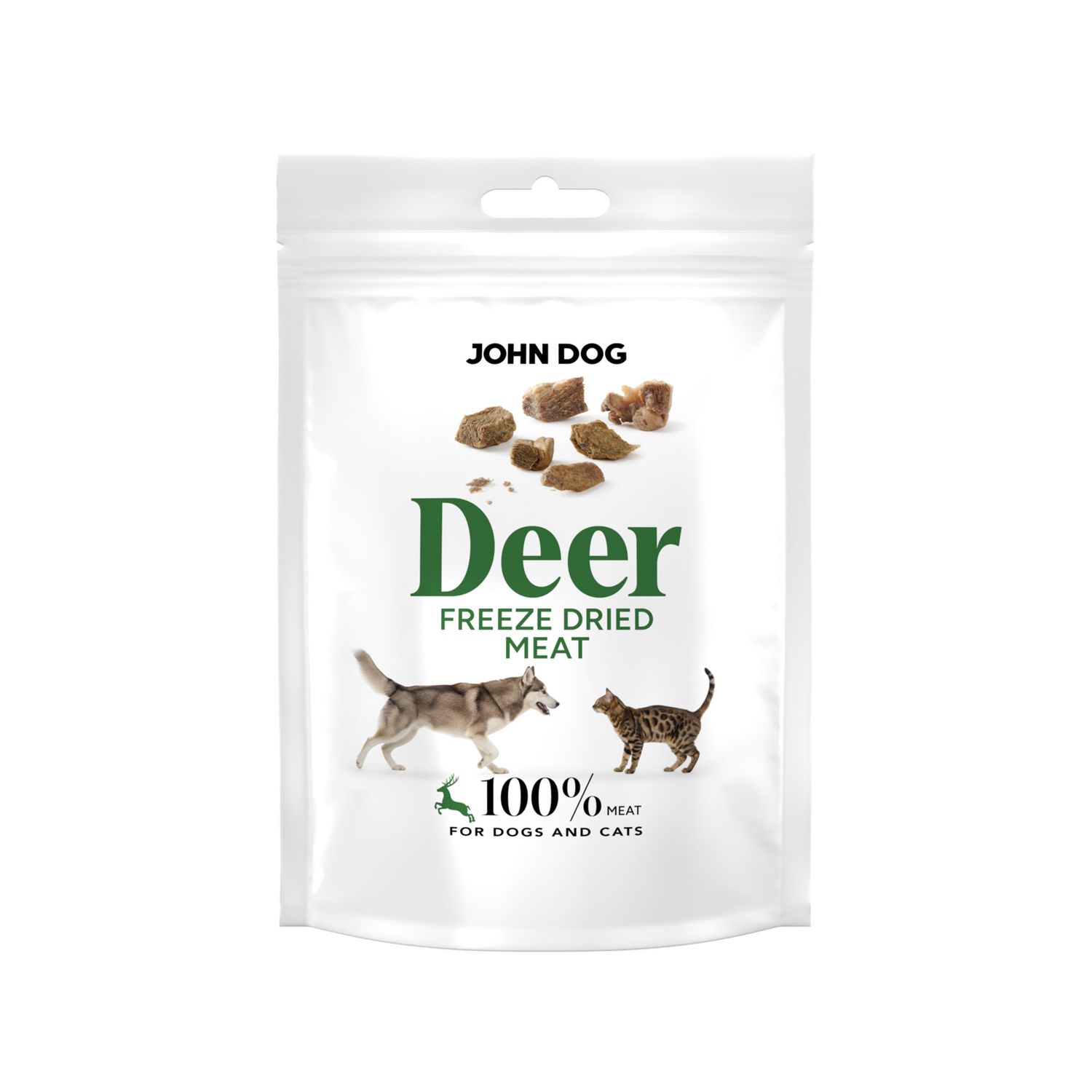 John Dog freeze - liofilizowany przysmak jeleń 30g