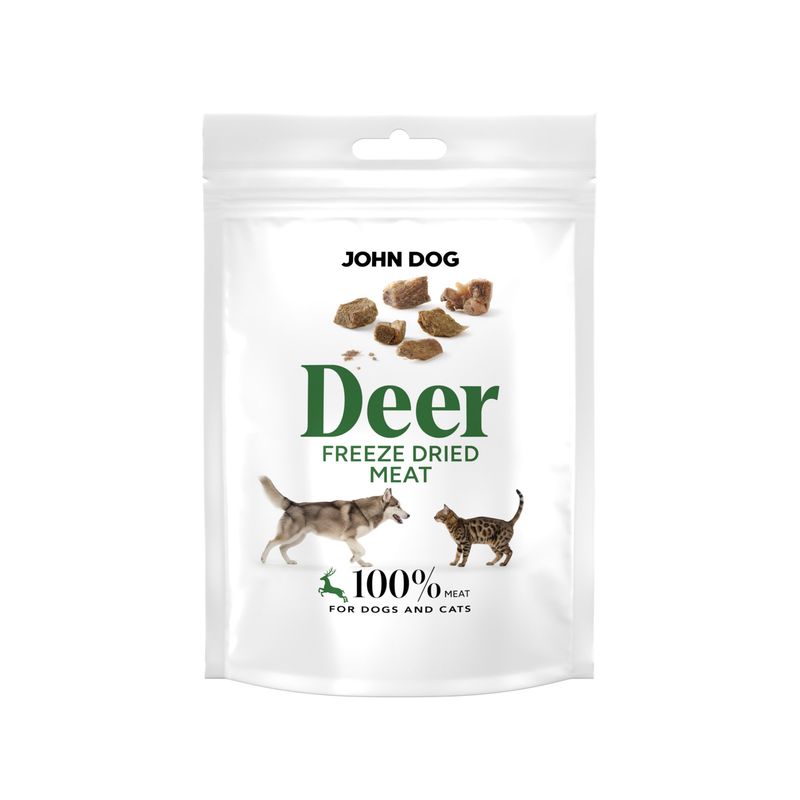 John Dog freeze - liofilizowany przysmak jeleń 30g