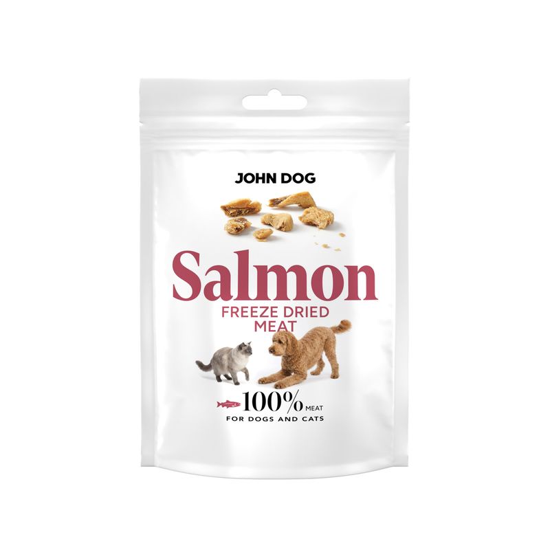 John Dog freeze - liofilizowany przysmak 100% łosoś 30g