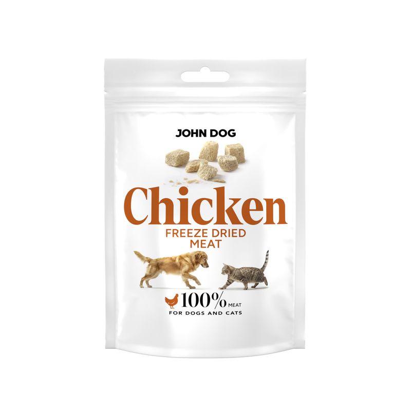 John Dog freeze - liofilizowany przysmak 100% kurczak 30g