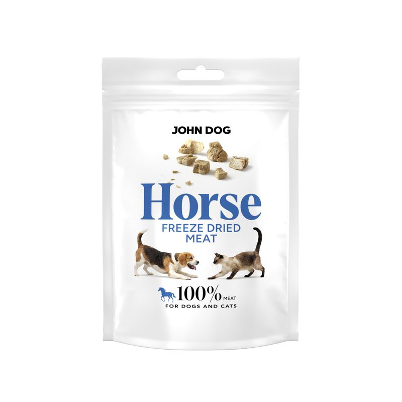 John Dog freeze - liofilizowany przysmak 100% konina 30g